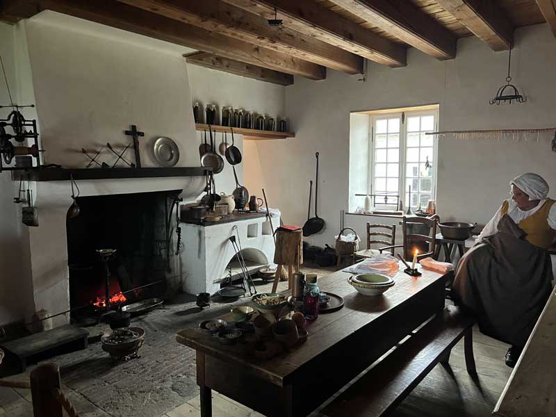 Louisbourg cuisine de la Maison de l'ingénieur