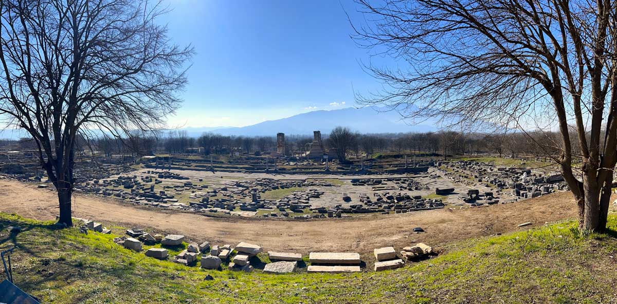 Agora
            (forum romain) de Philippi