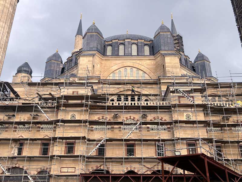 Edirne-Selimiye-Camii-en-restauration