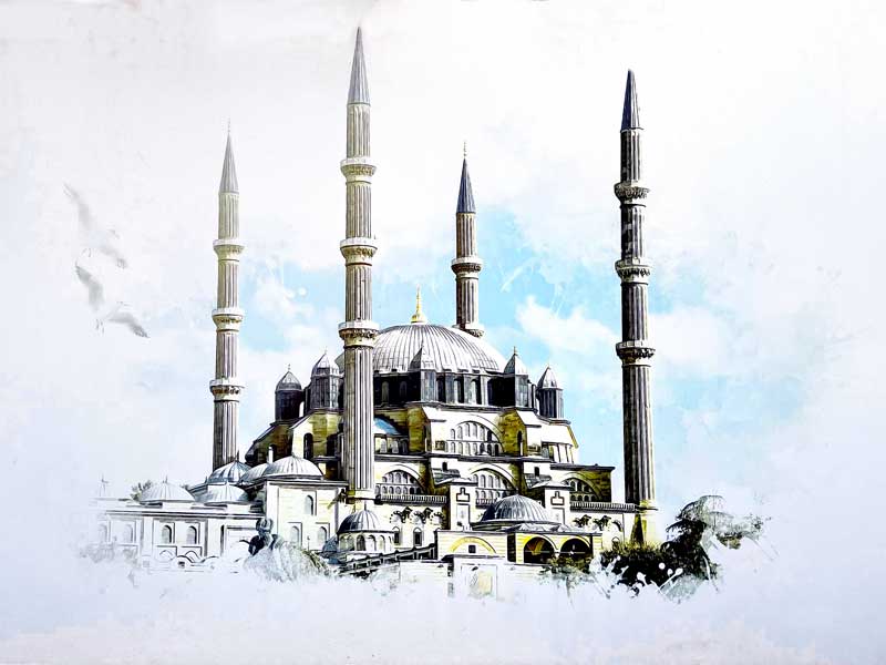 Edirne-Selimiye-Camii-dessin