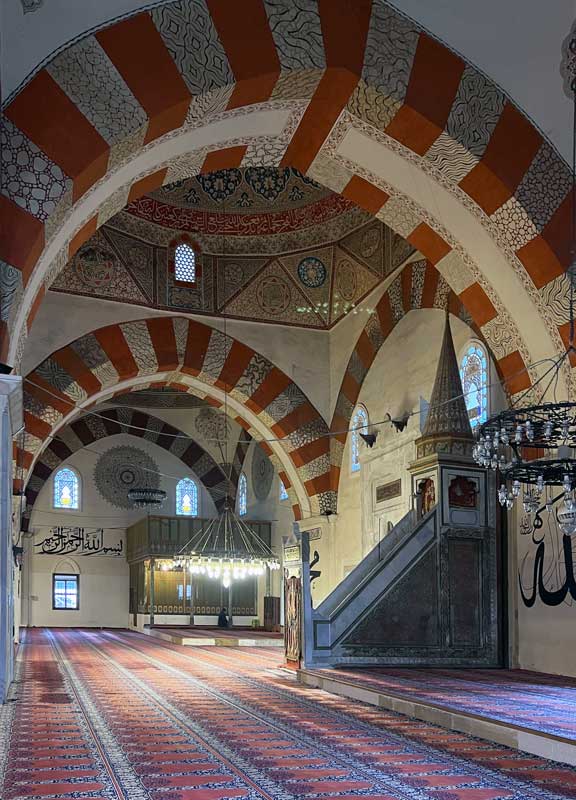 Edirne-Eski-Camii-minbar-et-tribune-du-choeur