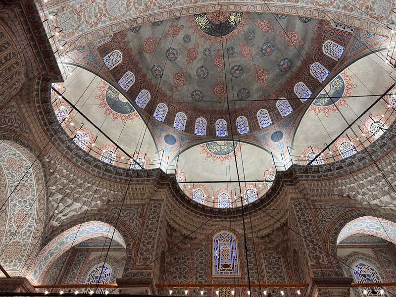 Sultanahmet Camii : enchaînement des courbes...