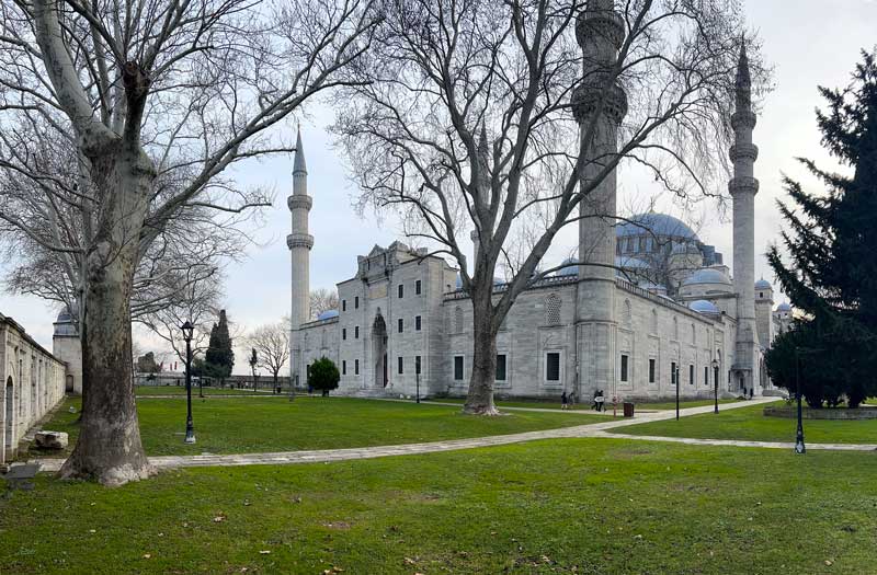 Dans-l'enclos de Suleymaniye Camii