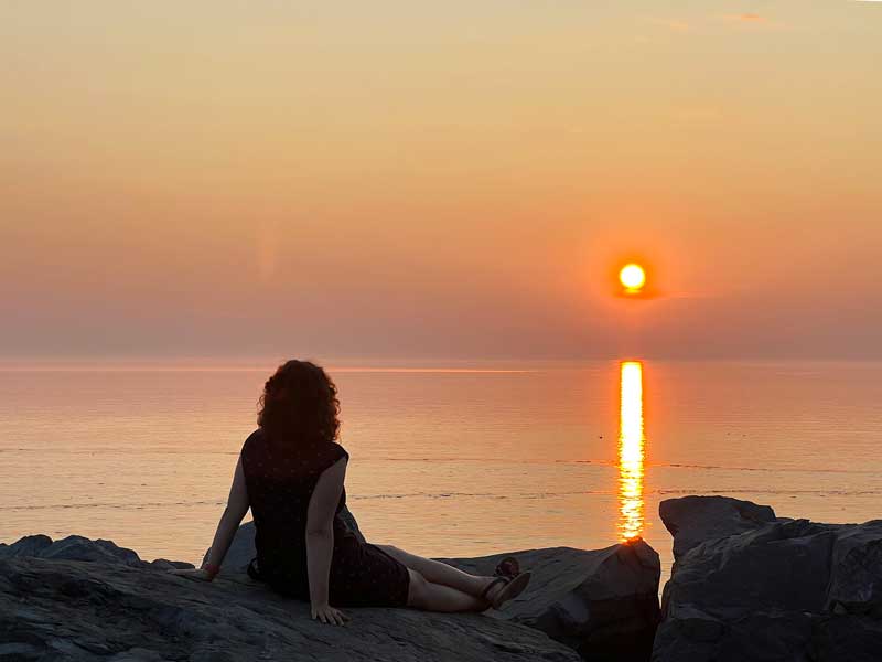 Coucher de soleil à Pointe-au-Pere