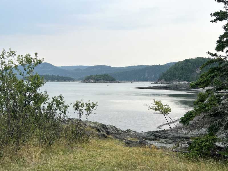 Parc-du-Bic : l'Anse à l'Orignal vers le sud